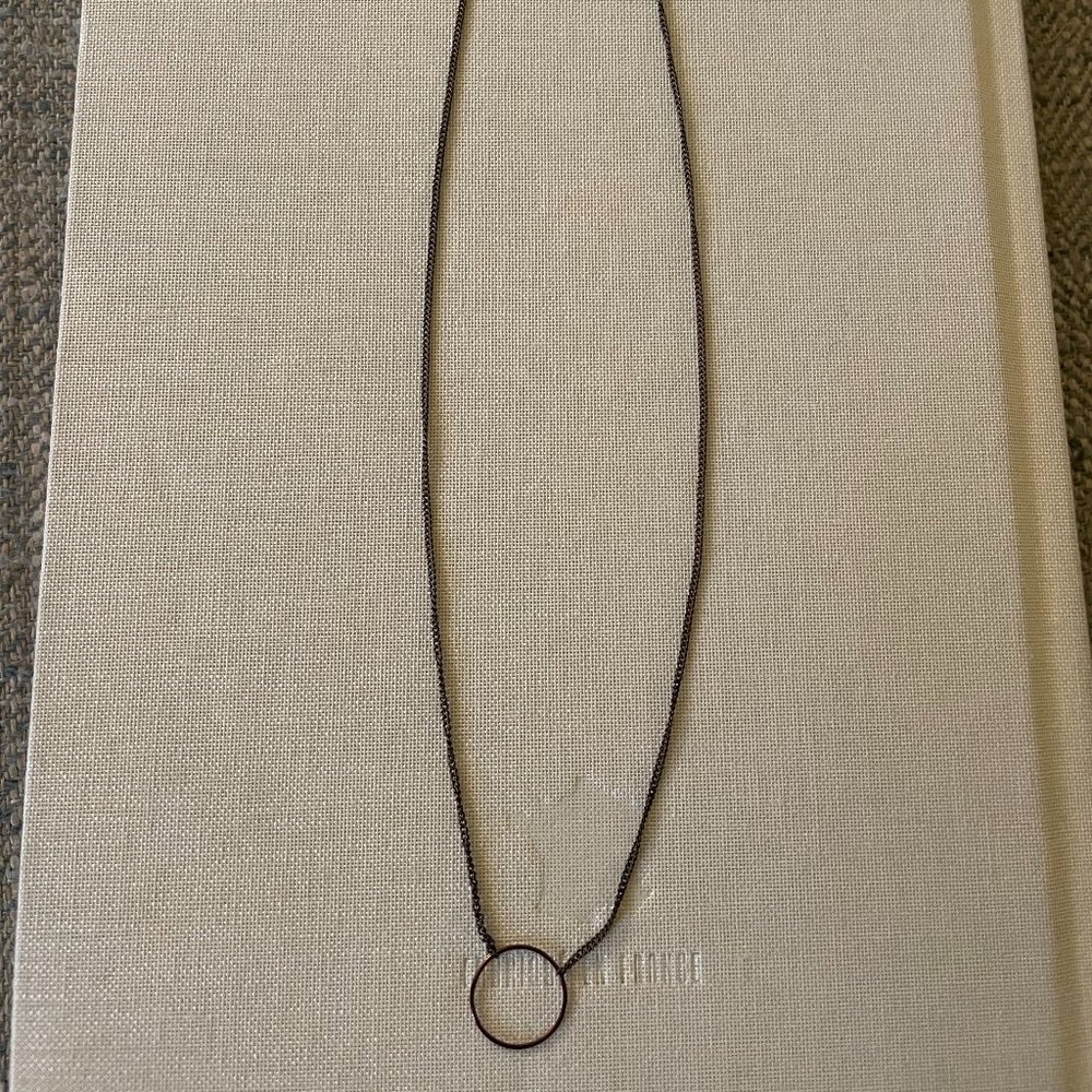 Silver Circle Necklace